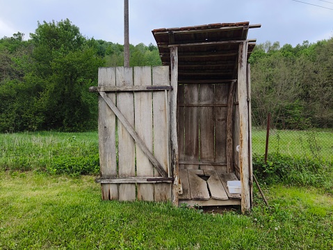 Outhouse at countryside