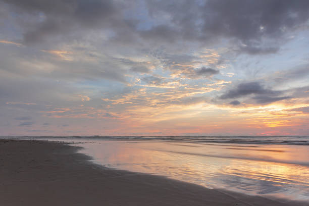 has its own charm, its uniqueness is that the color of the sand is a combination of two colors, namely white sand and brownish black sand,