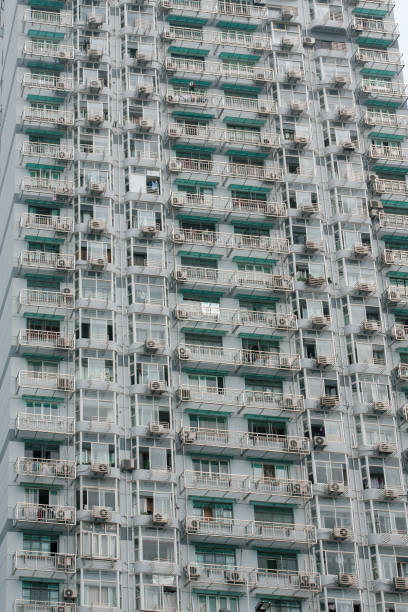 Modern apartments in China.