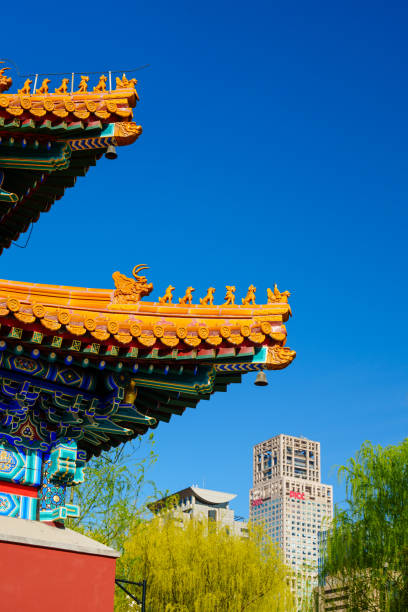 istock Walking through Traditon and Modern, Comparison of Old and New Architecture 2149516727