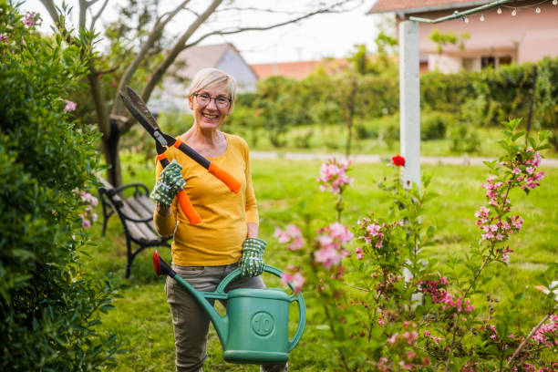 istock Senior woman gardening 2149520970