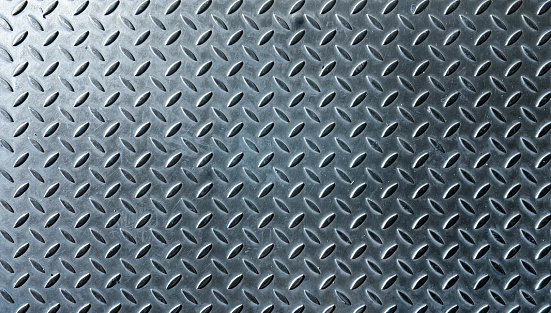 diamond iron plate texture as a background