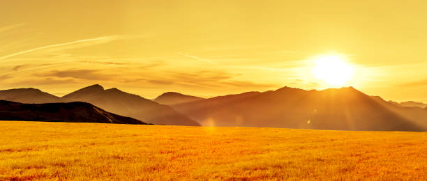 istock field as far as the horizon at sunset 2149525663