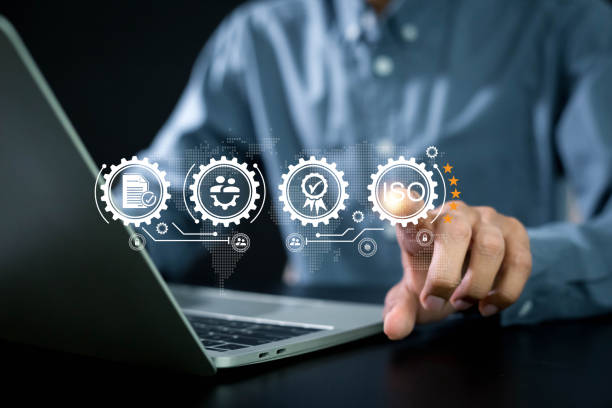 istock ISO certification process and quality management for business and companies , Researching international standards organization, Business technology concept 2149528191