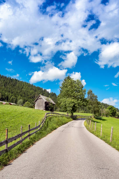 istock Idyllic mountain road in austrian alps 2149530057