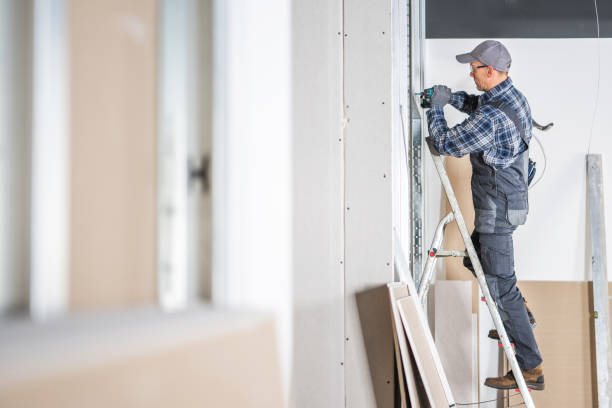 istock Pro Construction Site Contractor Worker Building Drywall Walls 2149530747