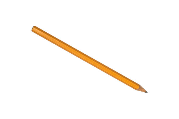 istock Old simple graphite pencil isolated on white background. 2149531175
