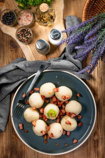 istock Meat stuffed potato dumplings. 2149538196
