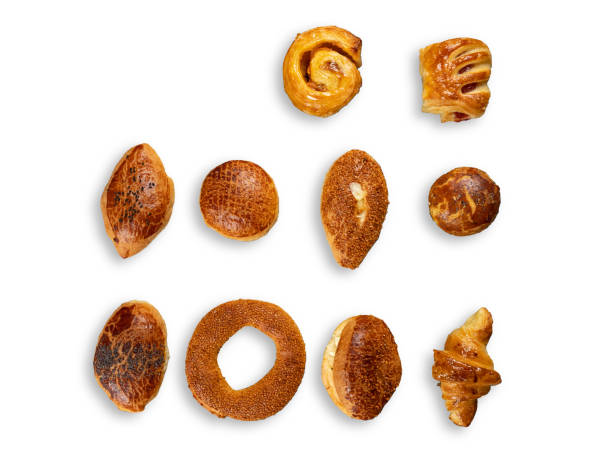 istock Turkish traditional bakery products: Simit, pogaca and acma. 2149540735