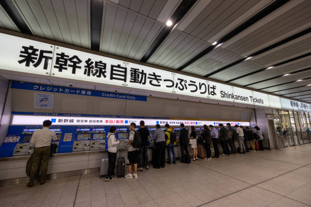 Osaka, Japan - September 1, 2023 : People at the JR Shin-Osaka Station in Osaka, Japan.