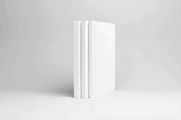 istock blank book hard cover on white background. Mock up for design 2149544663
