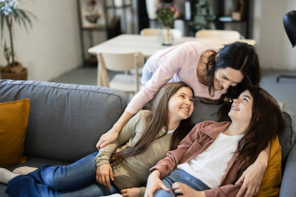 istock Mother enjoying time together with two daughters 2149548167