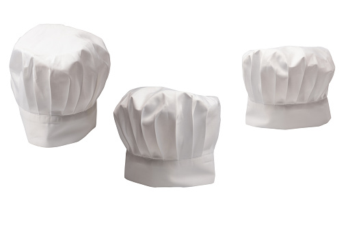 Chef hat isolated on a white background.