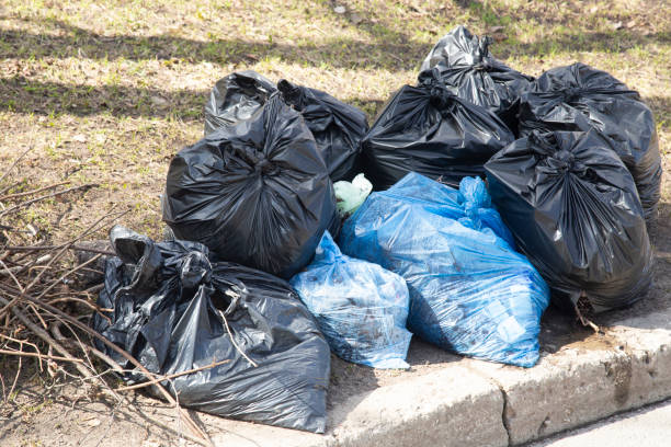 istock Garbage collection on the city street. 2149553981