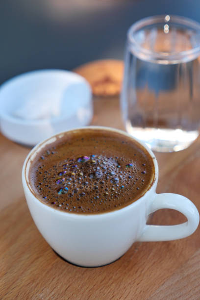 istock a cup of turkish coffee on table 2149555604