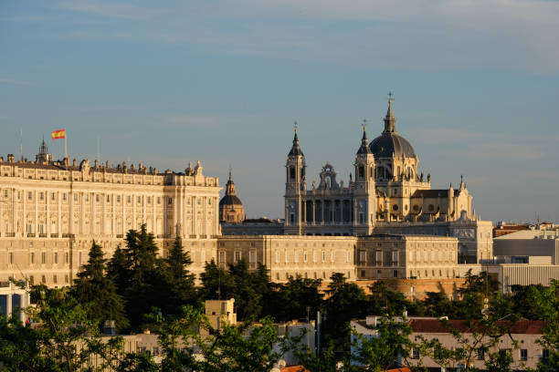 istock Almudena Cathedral sunset view Madrid Spain 2149557957
