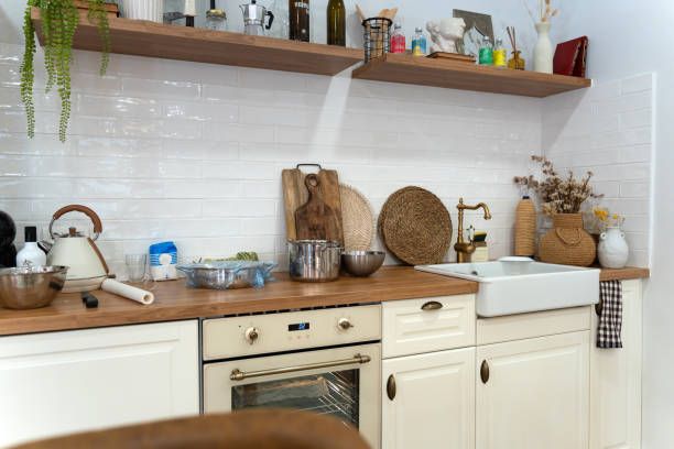 istock Home kitchen where you can bake bread 2149560684