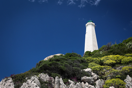 The Lighthouse on Cape Ferrat (Cap Ferrat), France.