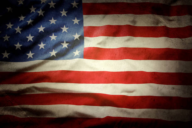 istock Grunge American flag 2149565397