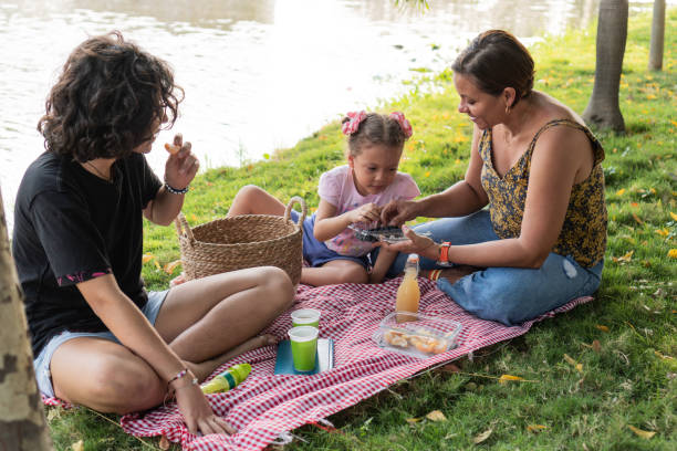 Lakeside Family Picnic Time