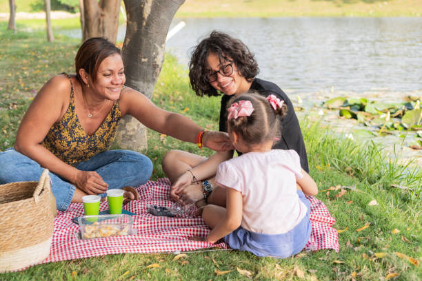 istock Intimate Family Time at the Lakeside 2149567971