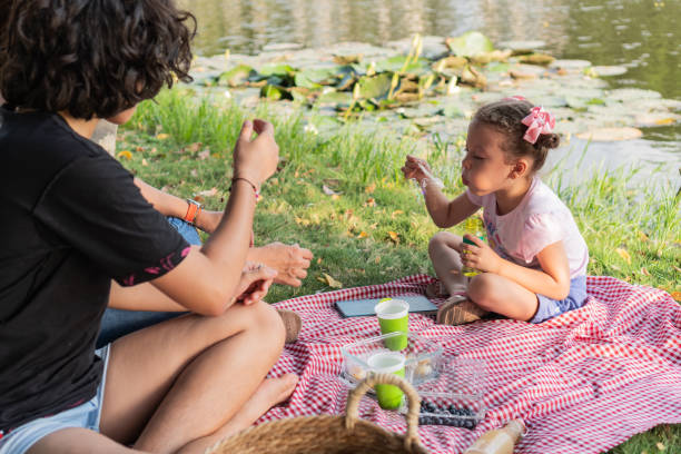 istock Lakeside Fun: Family Picnic Games 2149568211