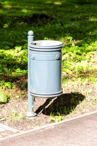 istock Garbage metal container for waste and trash 2149568483