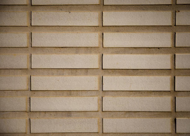 istock Detail texture of beige colored ceramic mosaic without cement joints. 2149576287