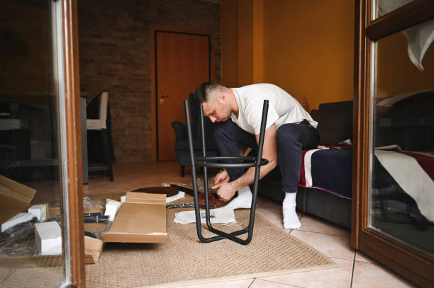istock Repair or furniture assembly process. 2149583529