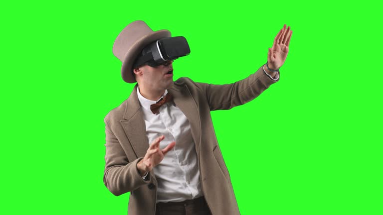 Exploring Modernity: The Vintage Gentleman and Virtual Reality chroma green screen