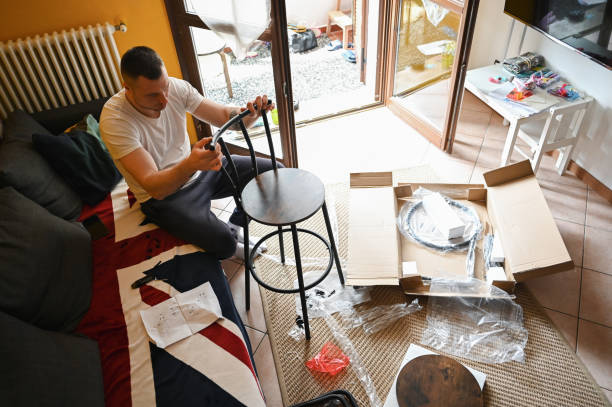 istock installing furniture, home renovation. 2149583597