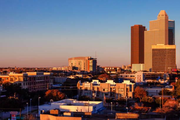 istock Houston downtown at sunset 2149585867