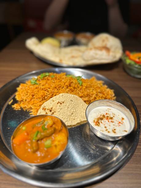 istock Indian Foods Butter Chicken Curry and Biryani 2149589397