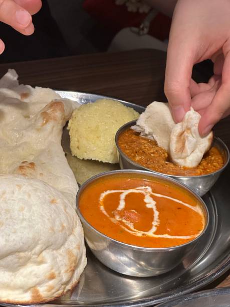 istock Indian Foods Butter Chicken Curry and Biryani 2149589415