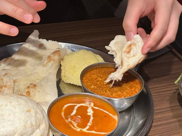 istock Indian Foods Butter Chicken Curry and Biryani 2149589416
