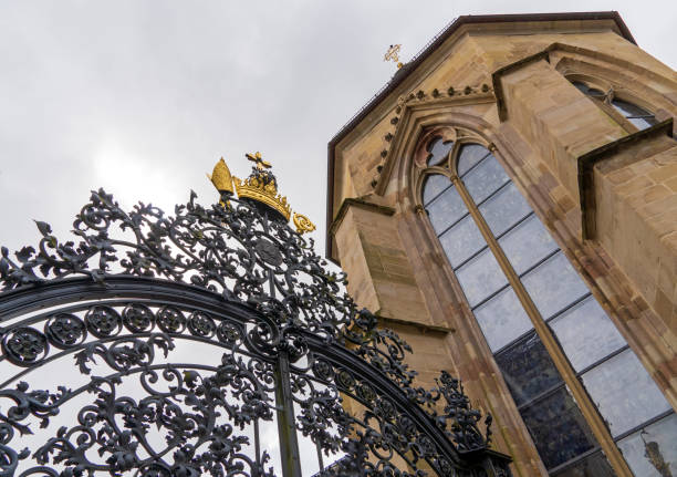 istock Iron Wrought Gate at Monastery Church Tholey 2149589738