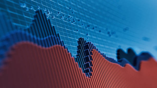 Abstract Finance Technology Concept Abstract Finance Technology Concept - 3d rendered image. Fintech background. Analyzing Digital Data, Statistics, Financial Chart, Economy, Stock market idea. Financial technology graph with trends lines. planned economy stock pictures, royalty-free photos & images