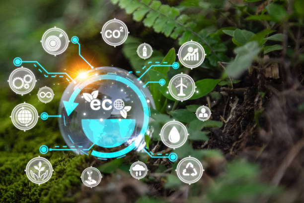 istock Glass globe encircled by verdant forest flora, symbolizing nature, Environmental protection, sustainability, ESG green energy sustainable. World environment day concept, climate change awareness goals 2149591385
