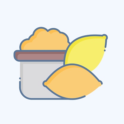 Icon Yams. related to Healthy Food symbol. doodle style. simple design illustration