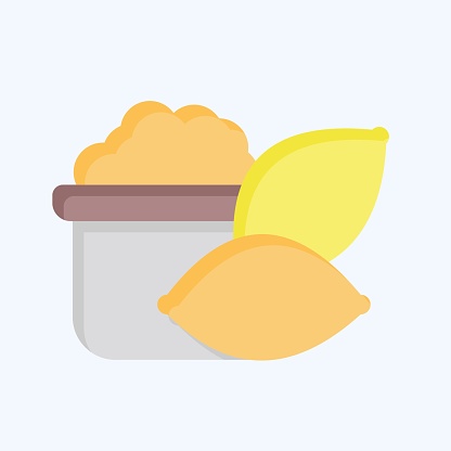 Icon Yams. related to Healthy Food symbol. flat style. simple design illustration