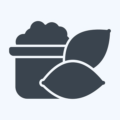 Icon Yams. related to Healthy Food symbol. glyph style. simple design illustration