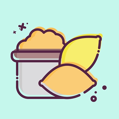 Icon Yams. related to Healthy Food symbol. MBE style. simple design illustration