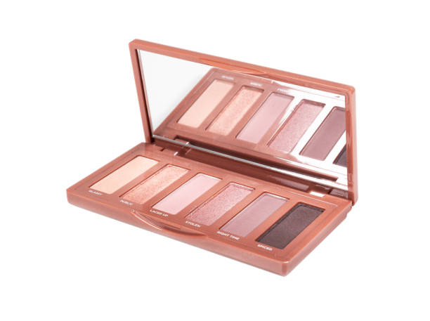 istock Set of nude eyeshadows in case on white background 2149608346