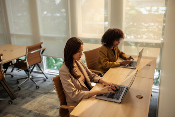 istock Businesswomen working in the office 2149608566