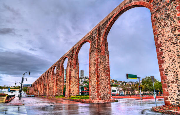 Aqueduct of Queretaro in Mexico