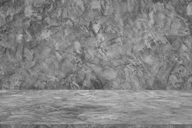 istock Wall empty studio interior background and backdrop of concrete cement wall in black and gray tones. Studio interior background and empty space Decorating ideas 2149615732