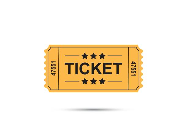 istock Ticket icon in flat style. Coupon vector illustration on isolated background. Voucher sign business concept. 2149617852