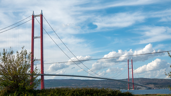 The 1915 Çanakkale Bridge (Turkish: 1915 Çanakkale Köprüsü, also known as the Dardanelles Bridge, is a road suspension bridge in the province of Çanakkkale in northwestern Turkey.