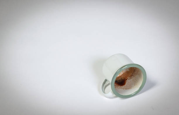 white coffee cup on the table
