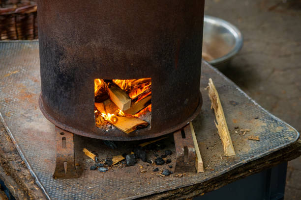 istock old metal oven with an open flap 2149628814